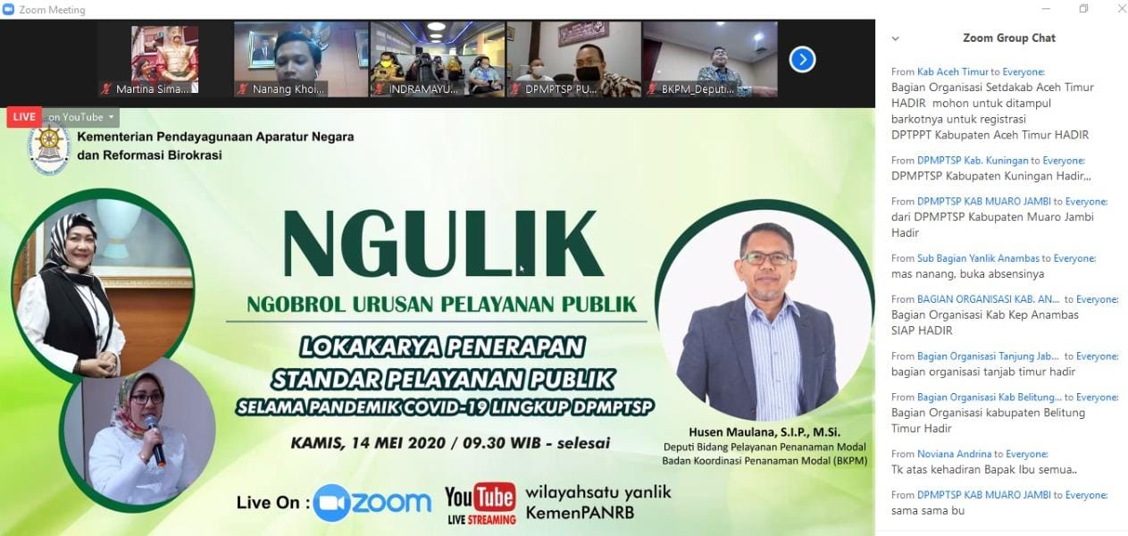 20200514 Dinas Pelayanan Terpadu Satu Pintu Perlu Segera Terintegrasi dengan OSS 2