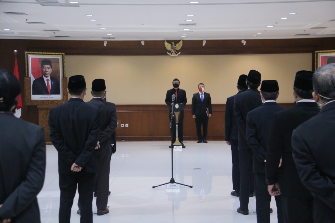 20200605 Pelantikan Pejabat Eselon II dan Pejabat Fungsional Kementerian PANRB 10