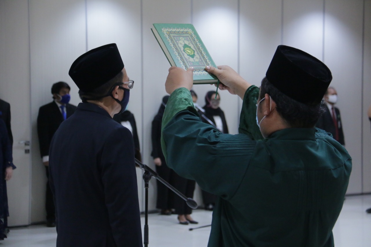 20200605 Pelantikan Pejabat Eselon II dan Pejabat Fungsional Kementerian PANRB 10