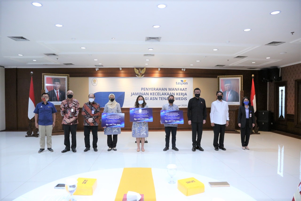 20200624 Penyerahan Santunan Ahli Waris Tenaga Medis ASN Kemenkes 4