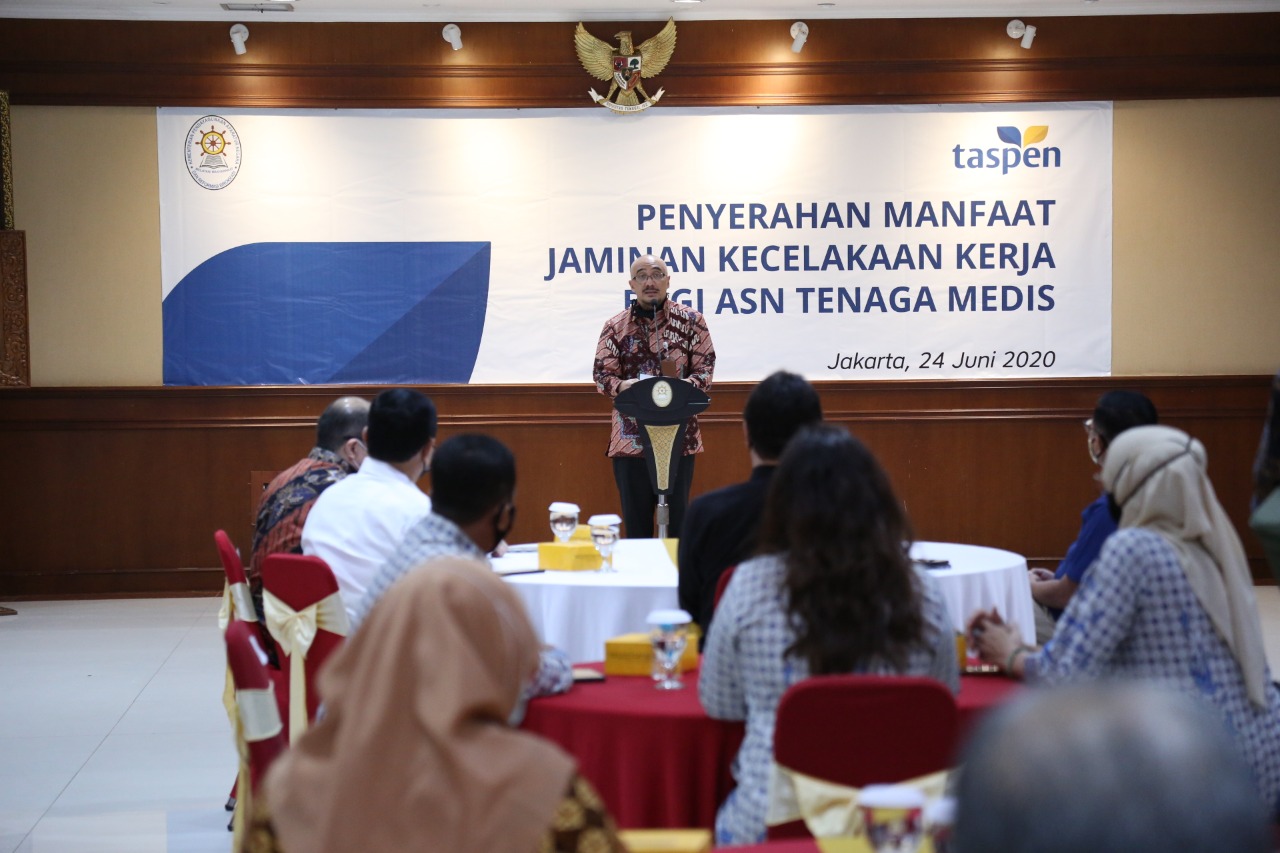 20200624 Penyerahan Santunan Ahli Waris Tenaga Medis ASN Kemenkes 8