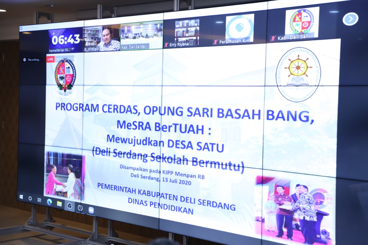 20200712 Program Cerdas Opung Sari Basah Bang Mesra Bertuah Mewujudkan Desa Satu Deli Serdang Sekolah Bermutu Kabupaten Deli Serdang 2
