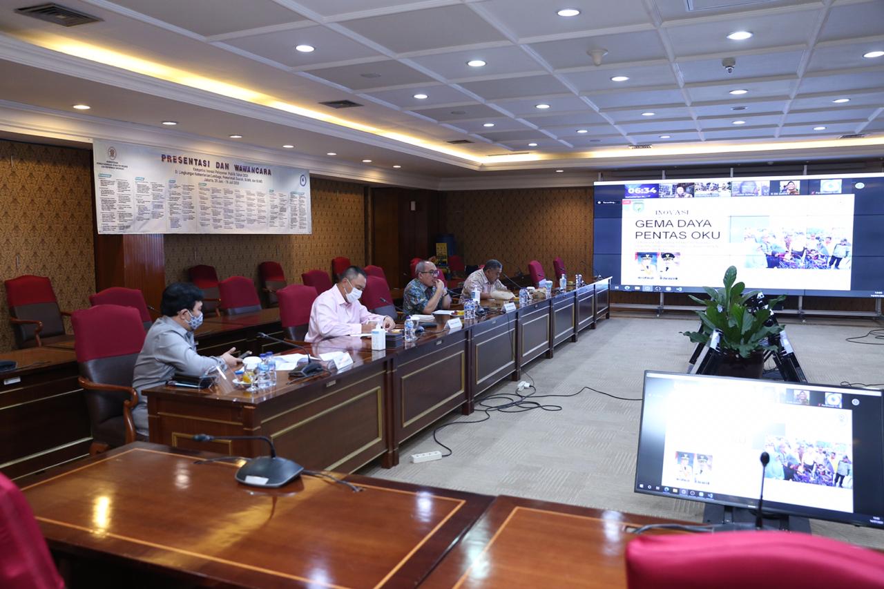 Kementerian Pendayagunaan Aparatur Negara Dan Reformasi Birokrasi Inovasi Sumsel Dan Sumbar Tampil Di Hadapan Tim Panel Independen