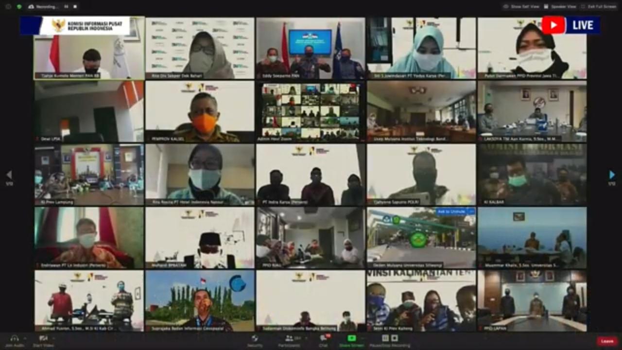 20201026 Silaturahmi Nasional Badan Publik dan Rapat Koordinasi Nasional 7