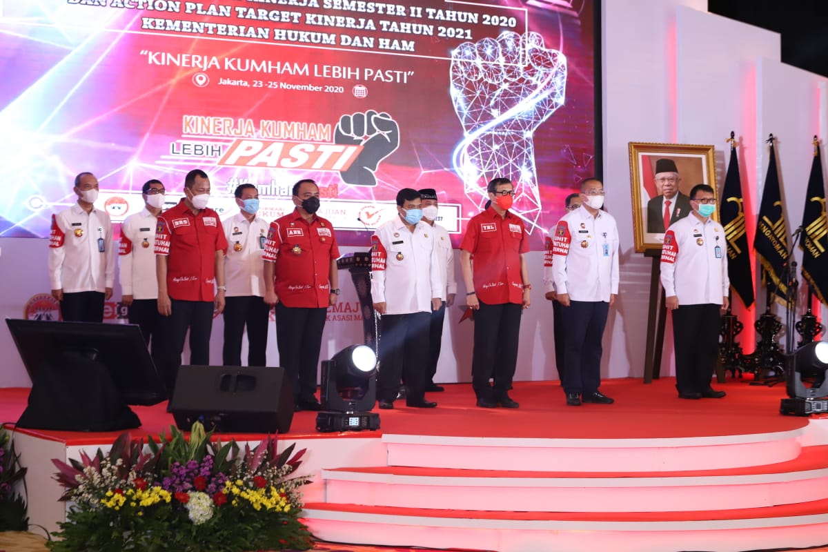 20201123 Rapat Koordinasi Pengendalian Capaian Kinerja Semester II Tahun 2020 dan Action Plan Target Kinerja Tahun 2021 Kemenkumham 8