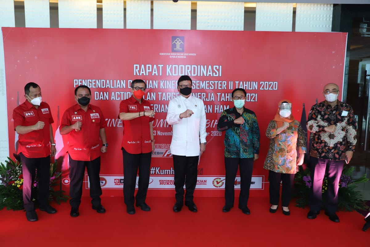20201123 Rapat Koordinasi Pengendalian Capaian Kinerja Semester II Tahun 2020 dan Action Plan Target Kinerja Tahun 2021 Kemenkumham 8
