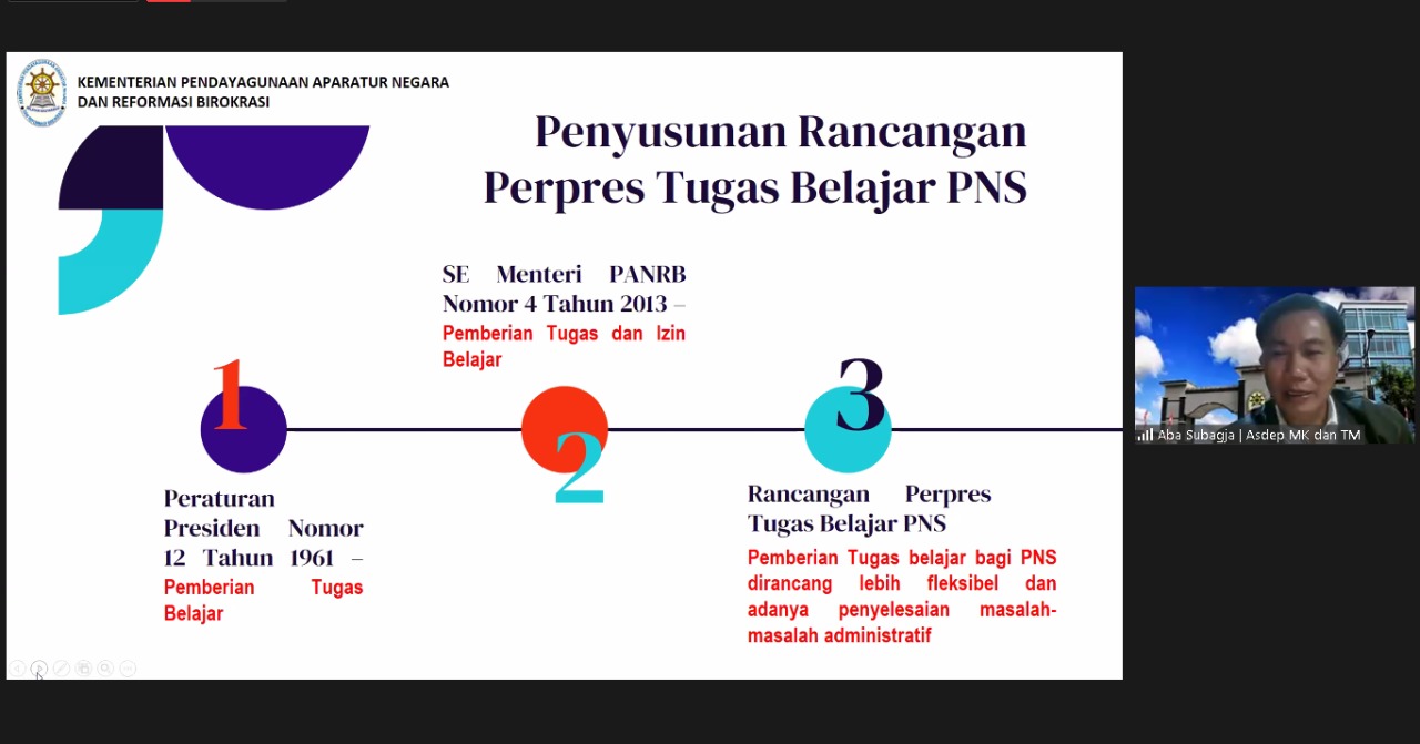 20201207 Tiap Instansi Pemerintah Harus Mulai Rancang Aturan Tugas Belajar 1
