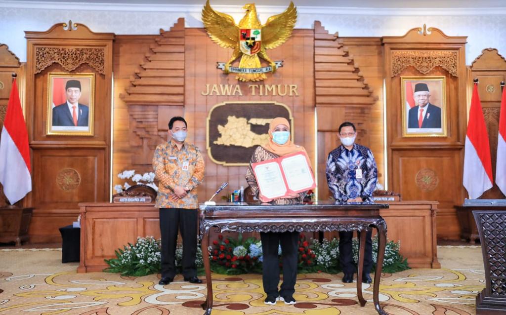 20201229 Penandatanganan MoU bersama LAN dan Pemprov Jatim terkait Corporate University