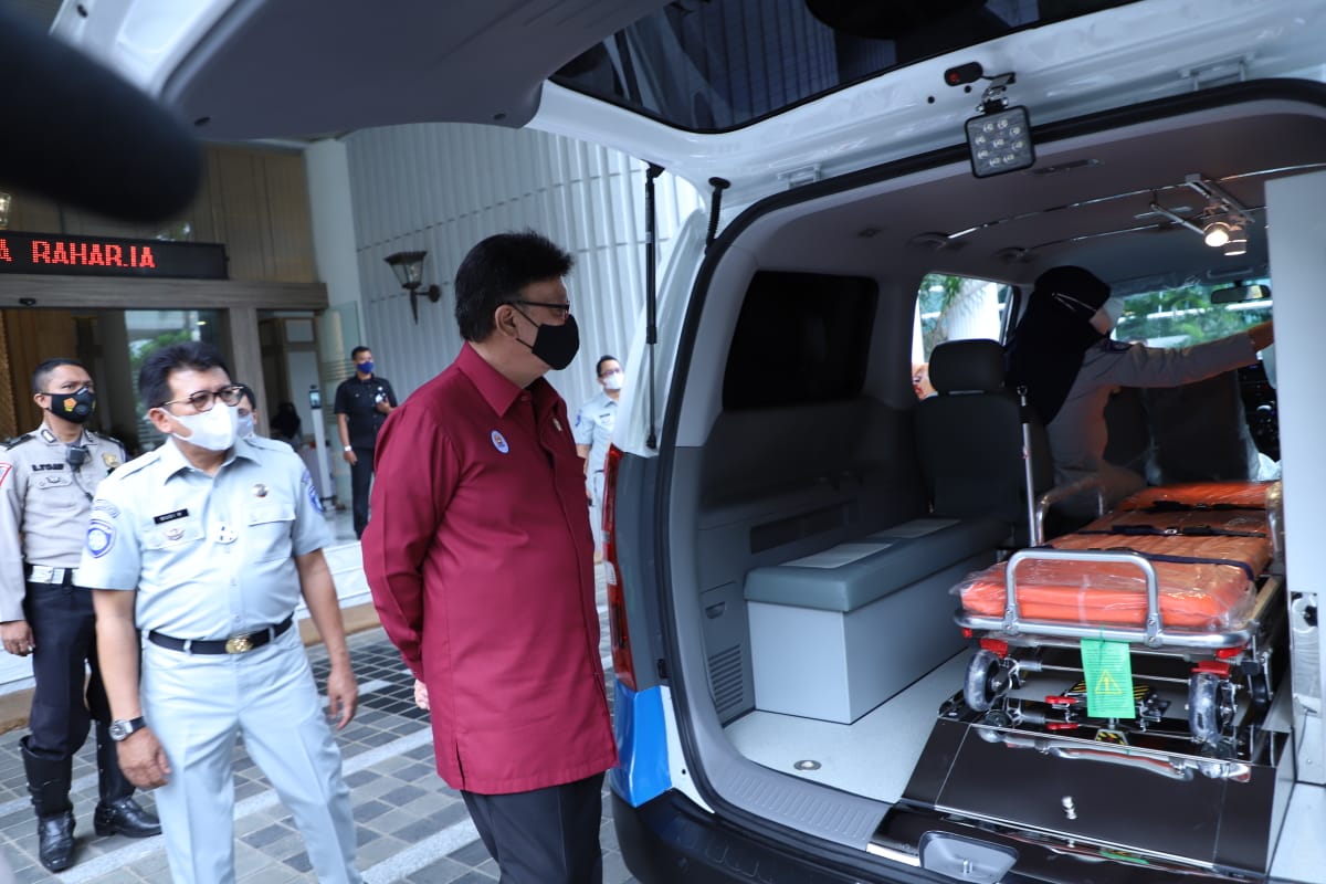 20201230 Serah Terima Ambulans dari PT Jasa Raharja 1