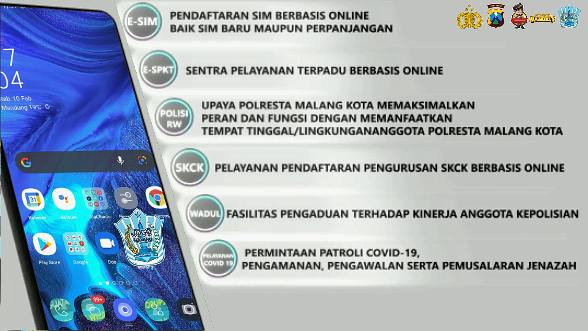 20210218 Gebrakan Polresta Malang Kota Hadirkan Pelayanan Prima 1