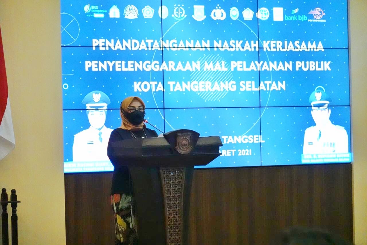 20210305 Penandatanganan Nota Kesepahaman Bersama Antara Pemkot Tangerang Selatan dengan Instansi Mitra MPP6