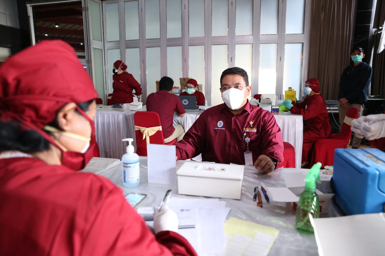 20210310 Vaksinasi Covid 19 Tahap Pertama di Kementerian PANRB 14