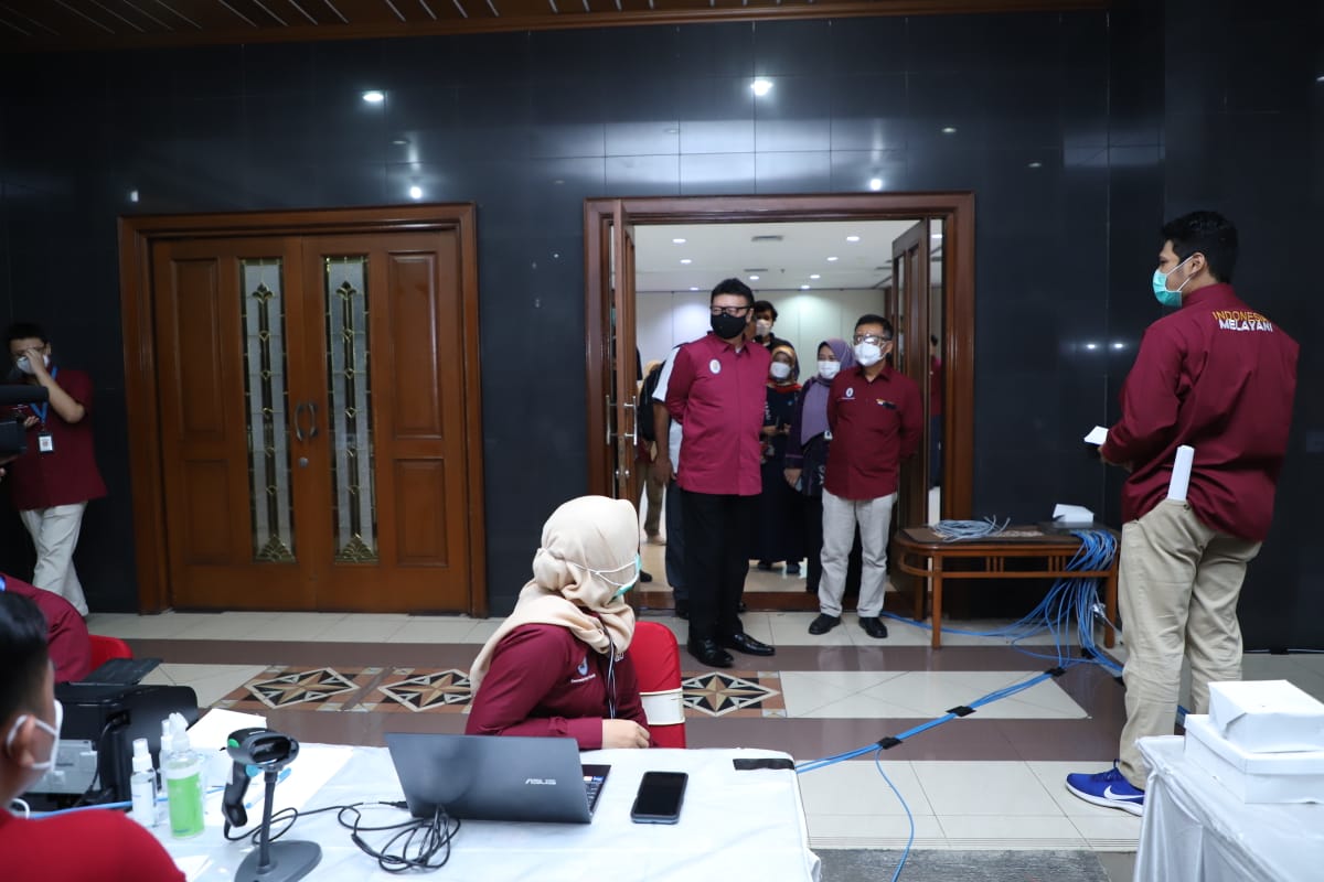20210310 Vaksinasi Covid 19 Tahap Pertama di Kementerian PANRB 13