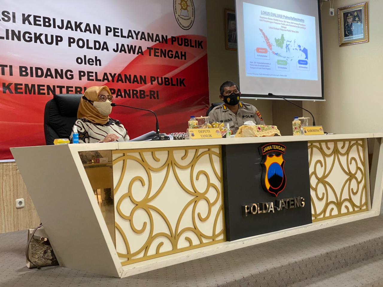 20210318 Meninjau Pelayanan di Polda Jawa Tengah 7