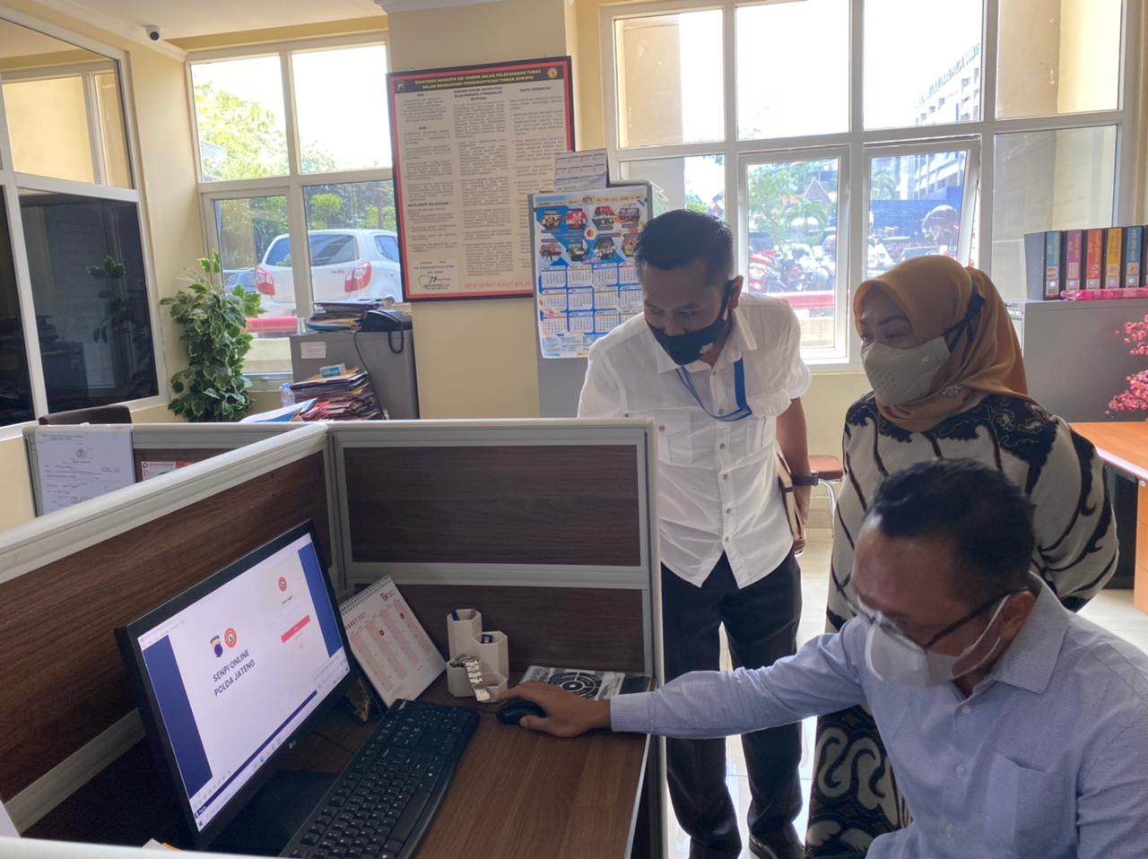 20210318 Meninjau Pelayanan di Polda Jawa Tengah 7