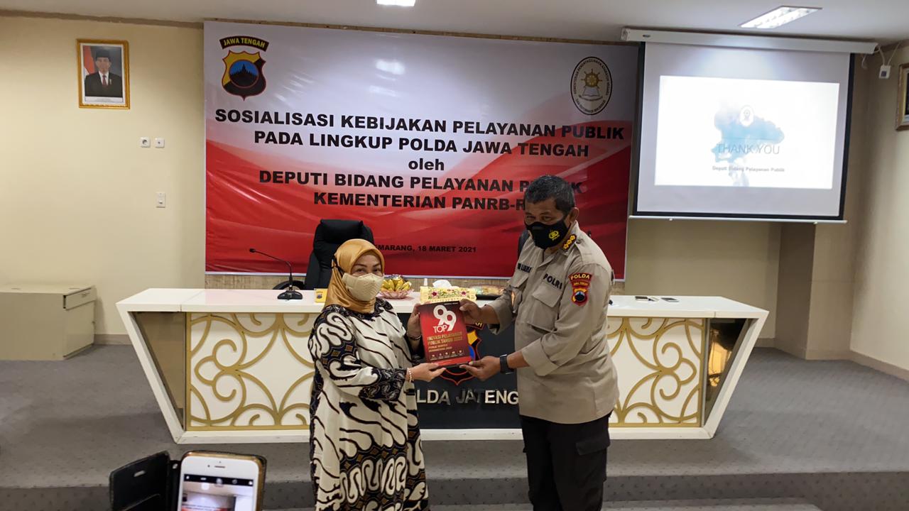 20210318 Meninjau Pelayanan di Polda Jawa Tengah 7