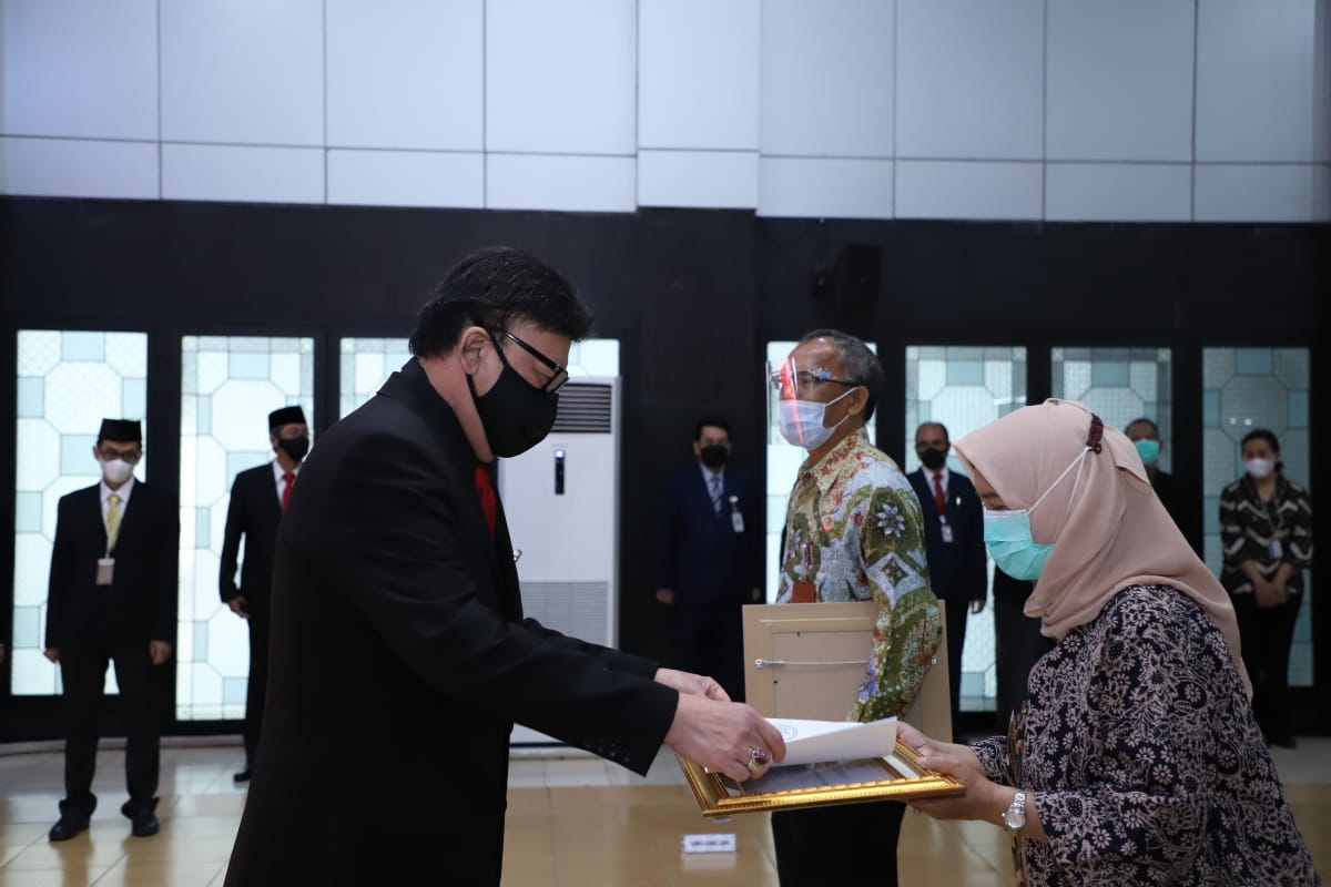 20210401 Pelantikan Pejabat Fungsional Kemenpan RB dan Pengambilan Sumpah Jabatan CPNS STAN Tahun 2019 Kemenpan RB dan KASN 11