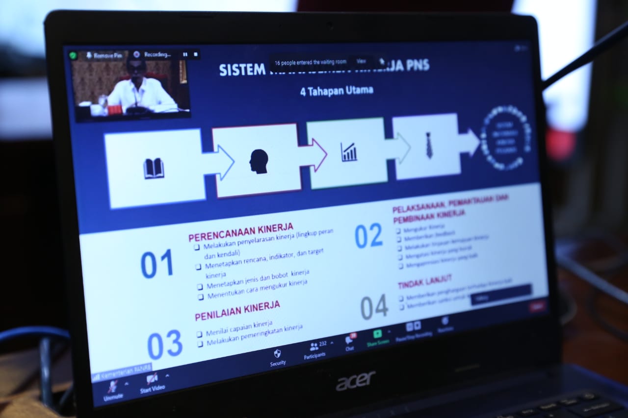 20210405 Sosialisasi dan Launching Pilot Project Sistem Manajemen Kinerja 1