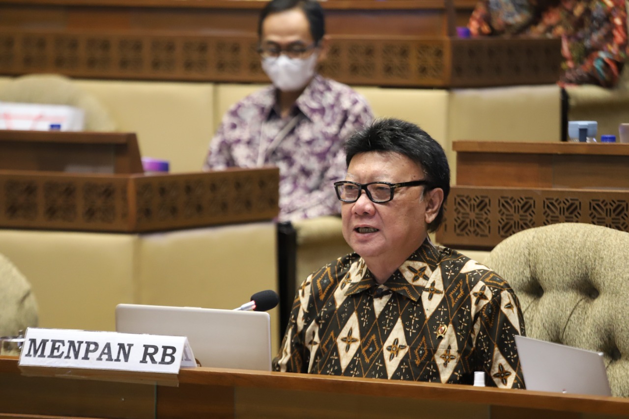 20210408 Rapat Kerja dengan Komisi II Dewan Perwakilan Rakyat DPR RI 11