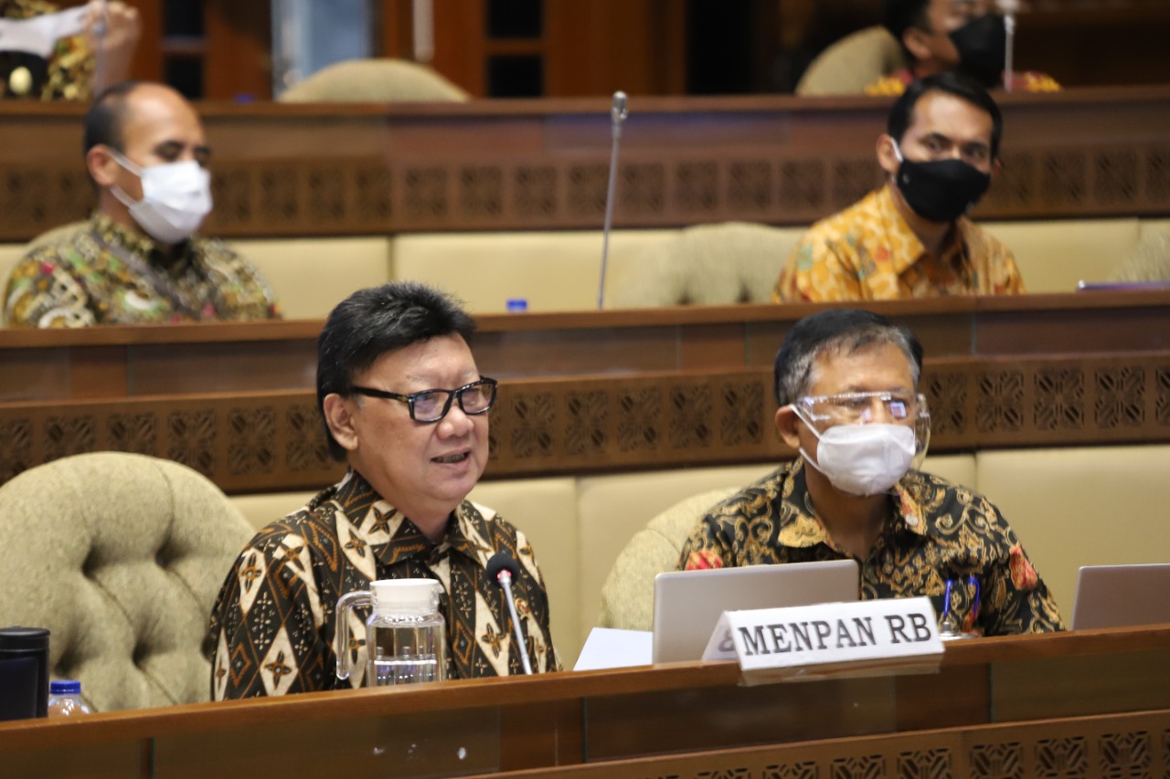 20210408 Rapat Kerja dengan Komisi II Dewan Perwakilan Rakyat DPR RI 11