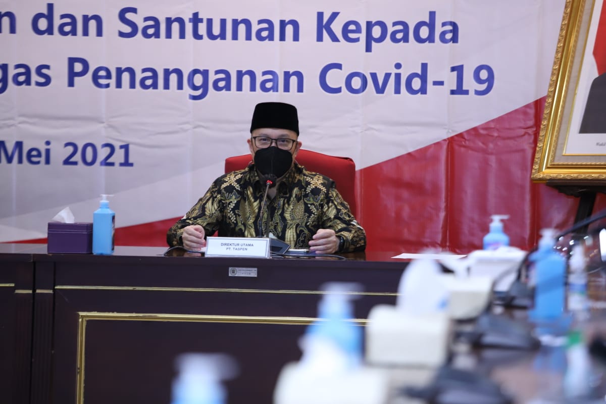 20210505 Penyerahan Penghargaan dan Santunan Kepada Para ASN Tewas dalam Tugas Penanganan Covid 19 15