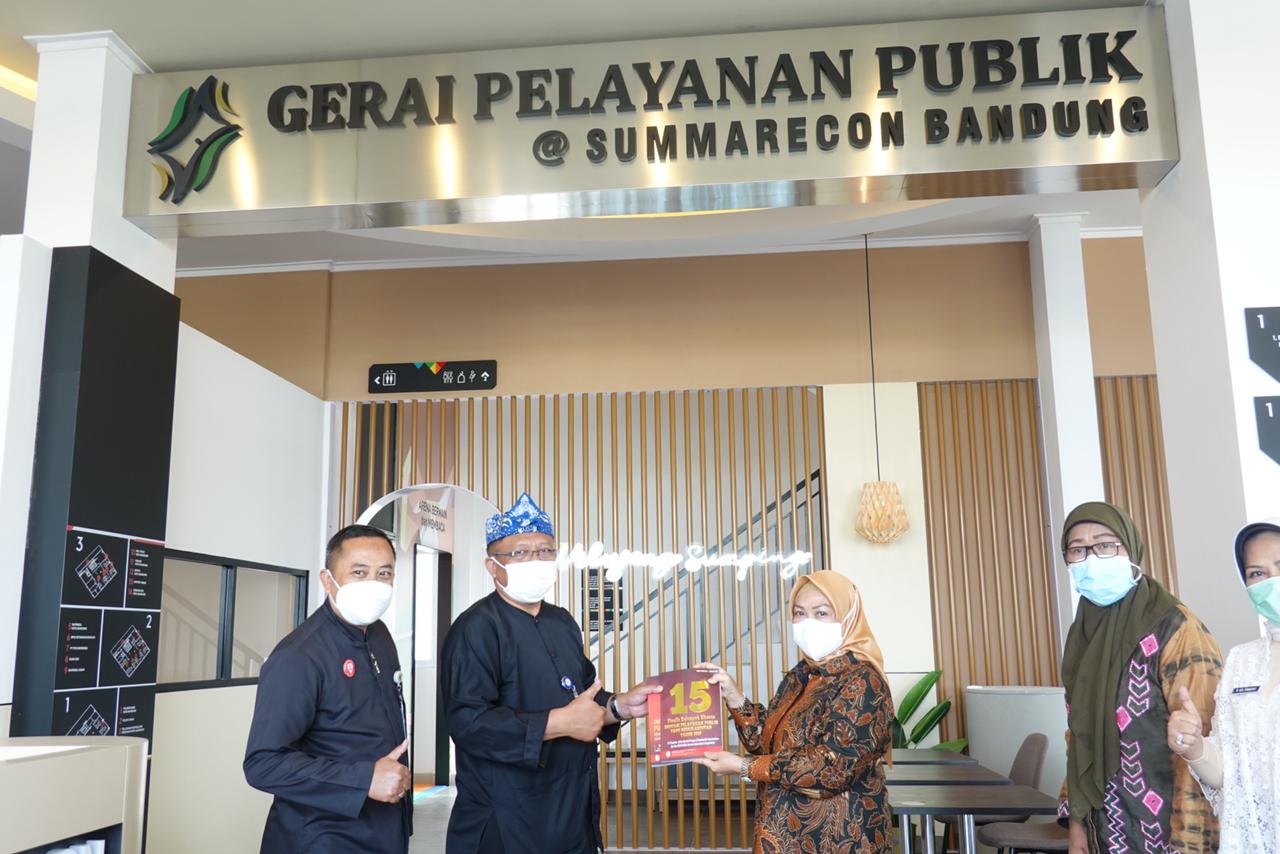 20210610 Peninjauan Persiapan Peresmian Gerai Pelayanan Publik Kota Bandung 8