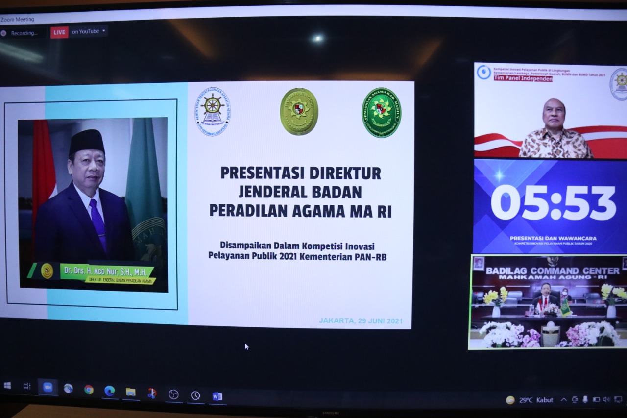 20210629 Sistem Pelayanan Terpadu Satu Pintu PTSP Online Pengadilan Agama 1
