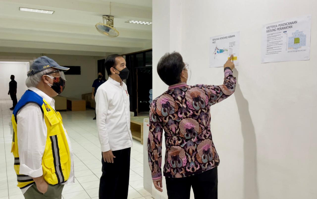 20210707 Antisipasi Tambahan Kebutuhan RS Presiden Pastikan Kesiapan Asrama Haji Pondok Gede