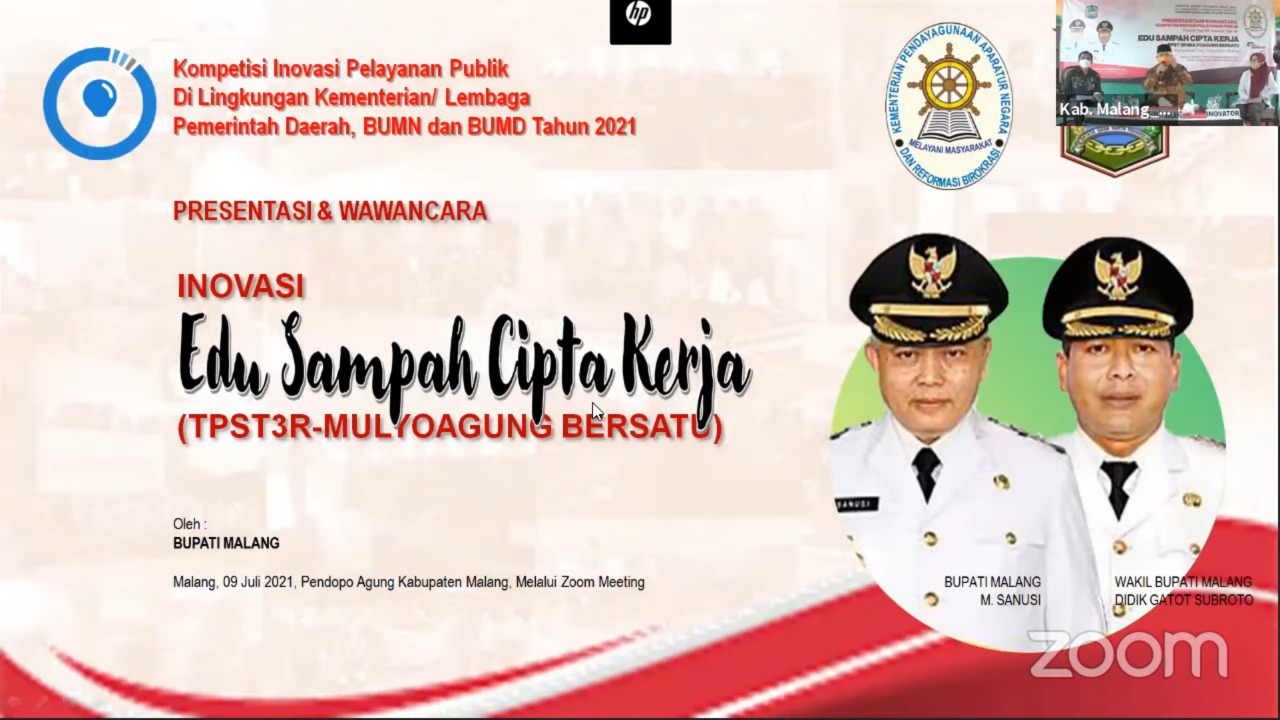 20210709 Kab. Malang Edu Sampah Cipta Kerja 3