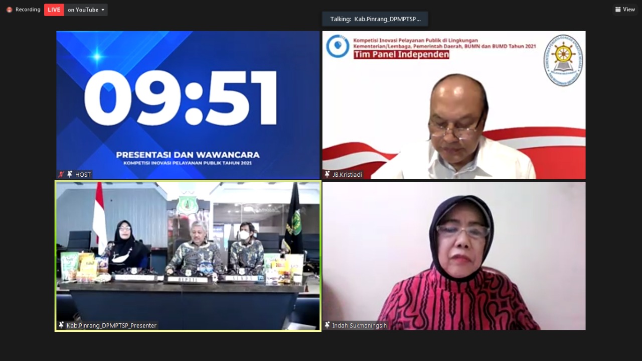 20210716 2. Jabat Erat Kerjasama Pembinaan dan Bantuan Ekonomi Berkelanjutan Kab. Pinrang 3