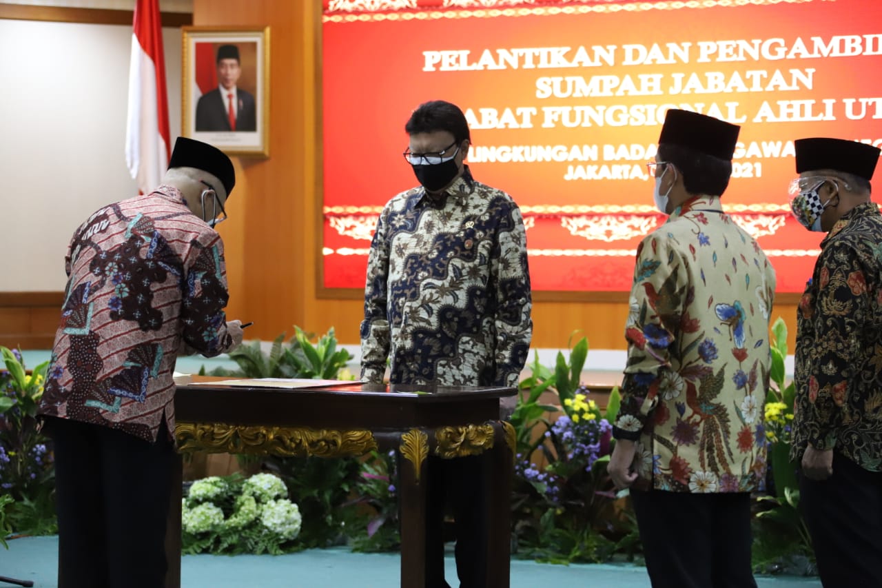 20210716 Pelantikan Pejabat Fungsional Ahli Utama BKN 13