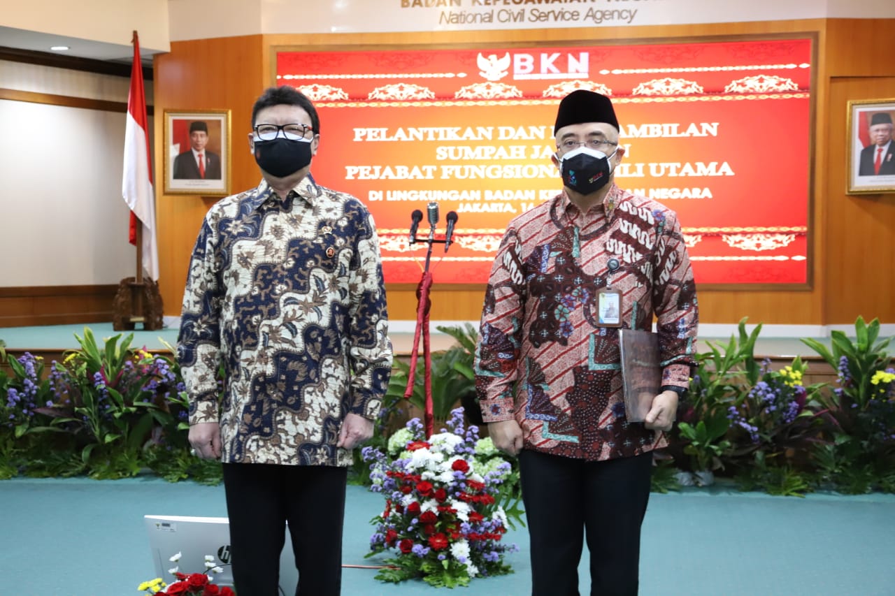 20210716 Pelantikan Pejabat Fungsional Ahli Utama BKN 13