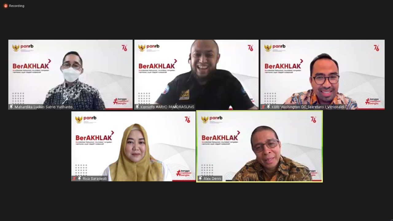 20210813 Gebrakan Budaya Kerja ASN dengan BerAKHLAK dan Bangga Melayani Bangsa 1