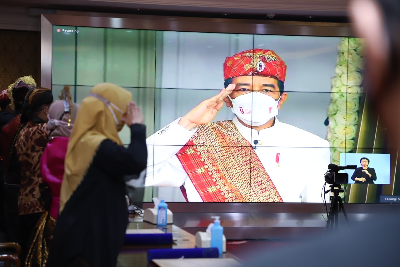 20210817 Upacara Peringatan Detik Detik Proklamasi Kemerdekaan Republik Indonesia ke 76 11