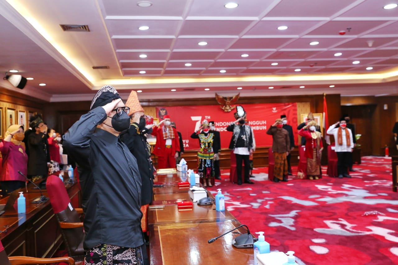 20210817 Upacara Peringatan Detik Detik Proklamasi Kemerdekaan Republik Indonesia ke 76 11
