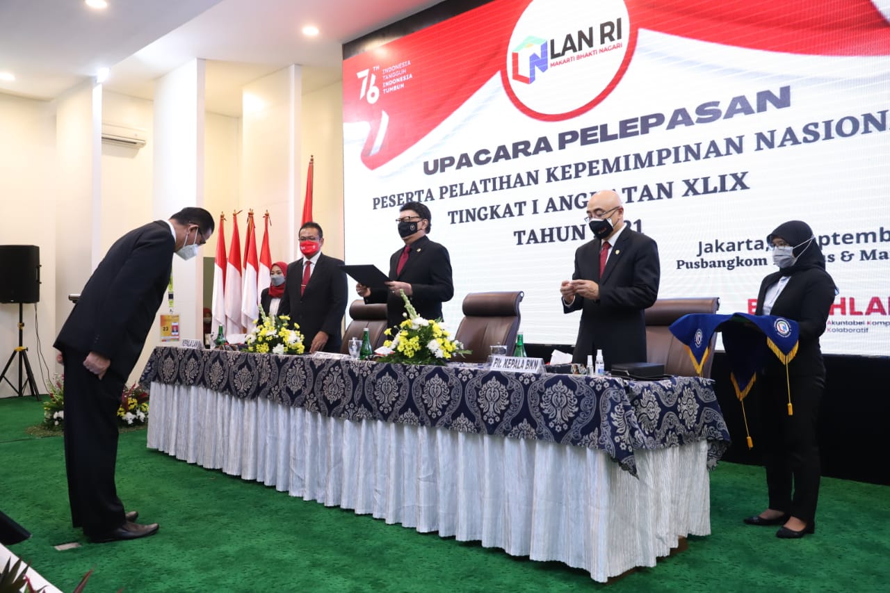 20210902 Pelepasan Peserta PKN Tingkat I Angkatan XLIX 1
