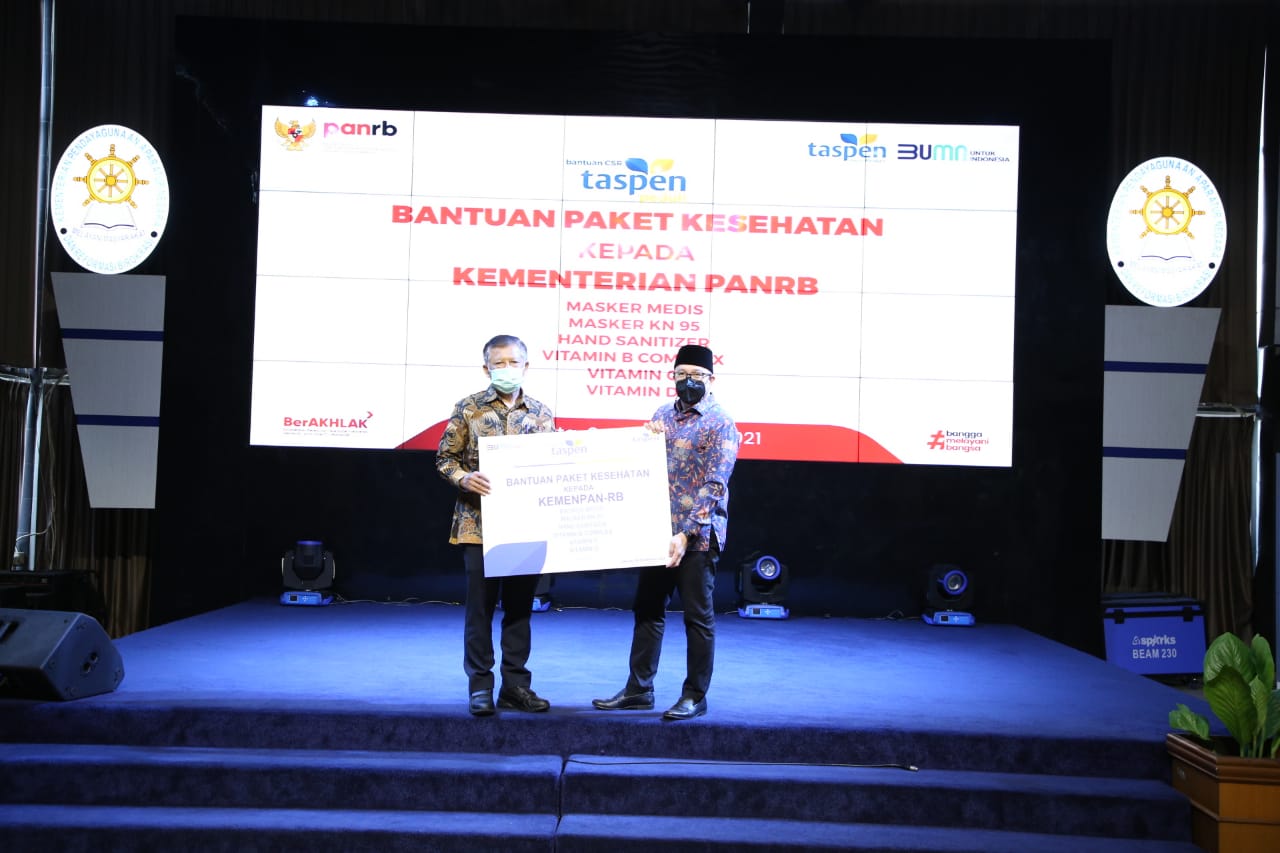 20210902 Penyerahan Bantuan Paket Kesehatan dari PT Taspen 1