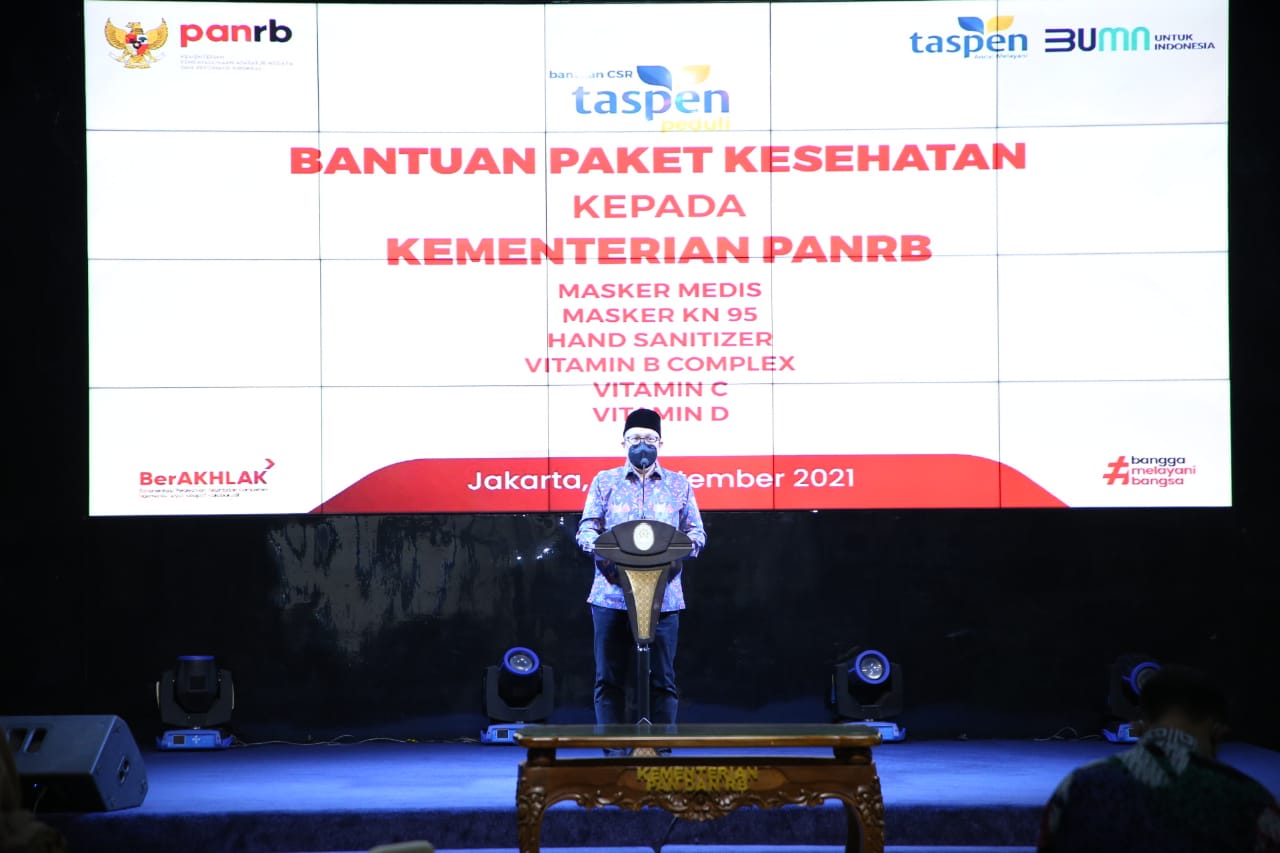 20210902 Penyerahan Bantuan Paket Kesehatan dari PT Taspen 1