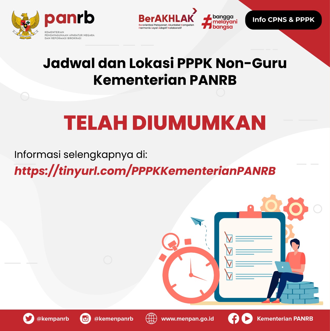 20210915 Bersiaplah Seleksi Kompetensi PPPK Non Guru Kementerian PANRB Akan Dimulai 26 September 2021