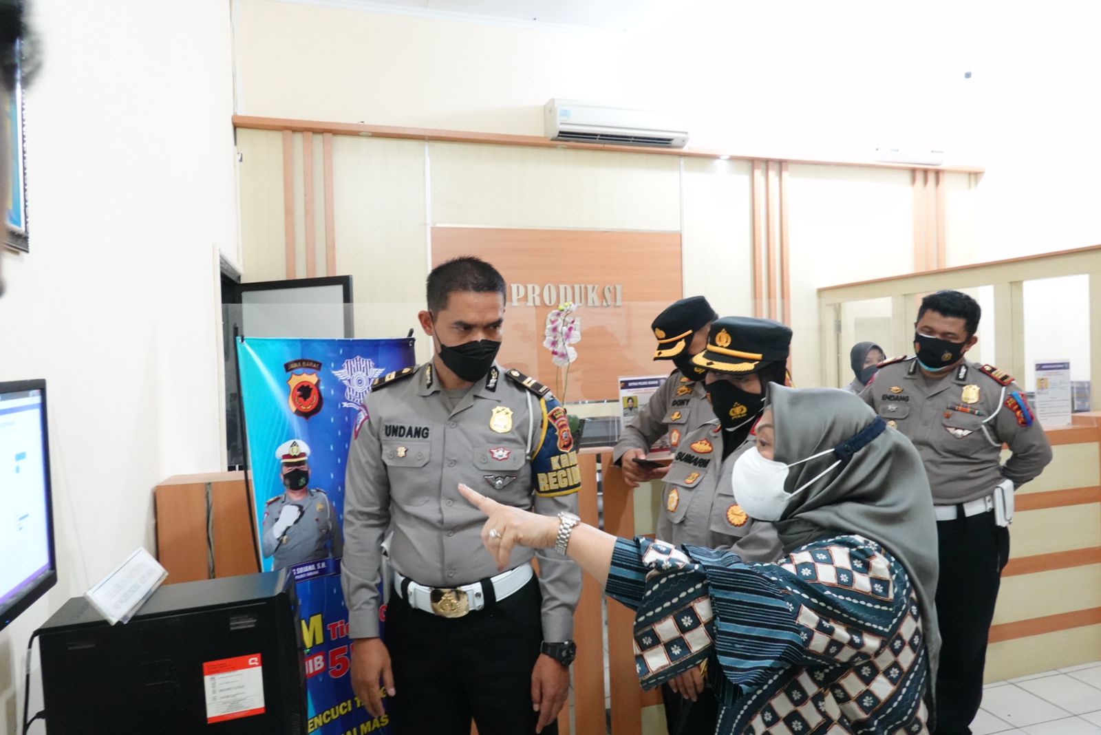 20210929 Meninjau Pelayanan Pengadilan Negeri Subang dan Polres Subang 7