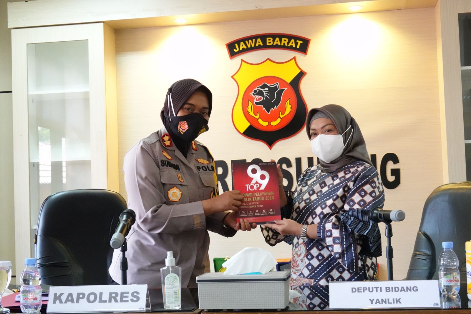 20210929 Meninjau Pelayanan Pengadilan Negeri Subang dan Polres Subang 7