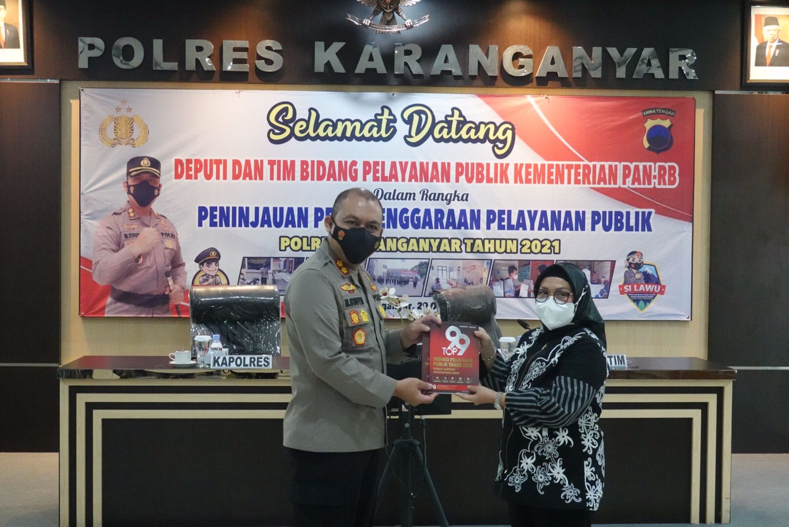 20211029 Meninjau Persiapan MPP Karanganyar dan Polres Karanganyar 8
