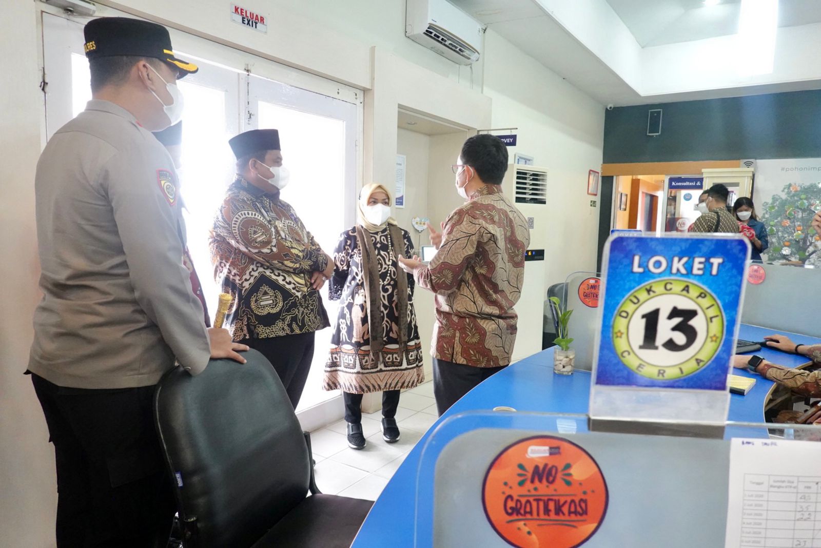 20211104 Meninjau Pelayanan Disdukcapil Kabupaten Padang Pariaman 4