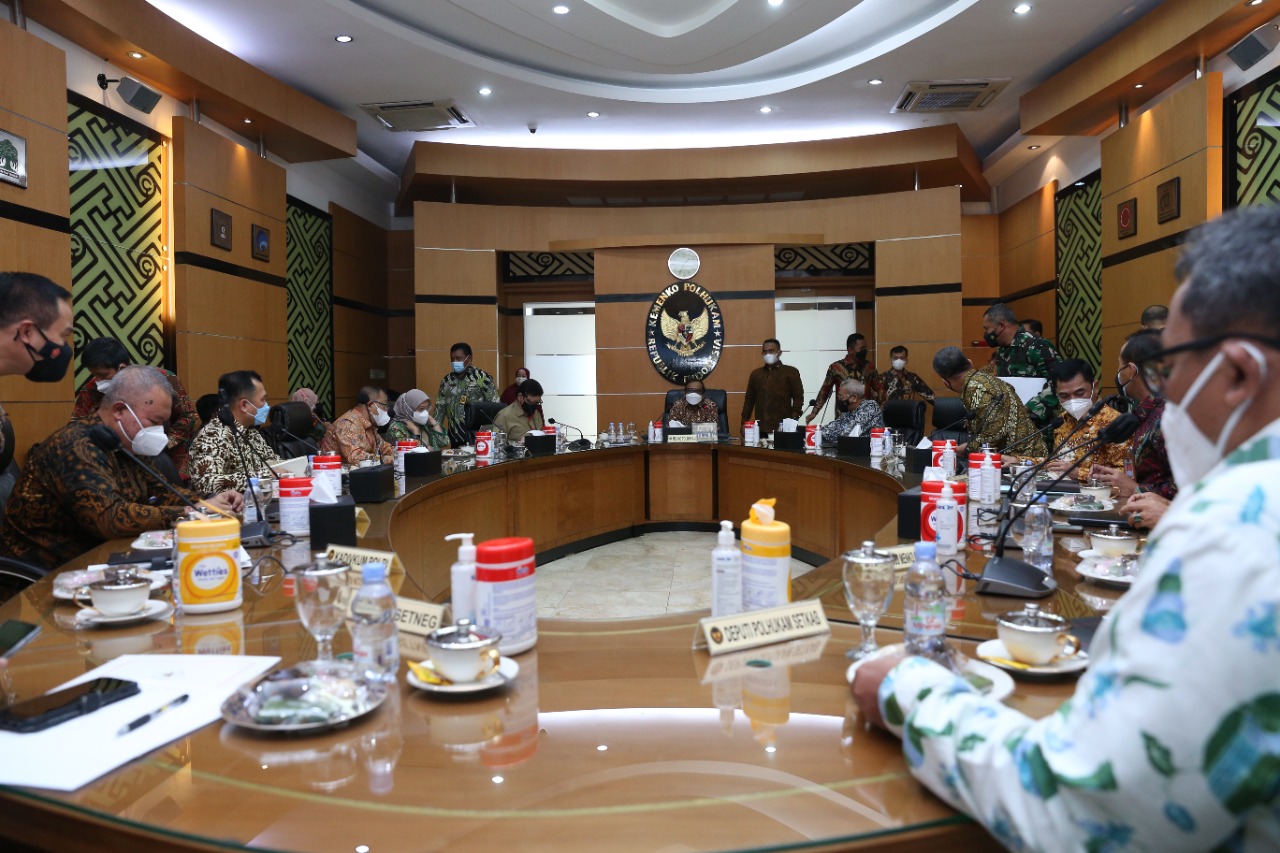 20211105 Rakortas Tingkat Menteri Terkait Revitaliasasi dan Validasi Dewan Ketahanan Nasional menjadi Dewan Keamanan Nasional 6