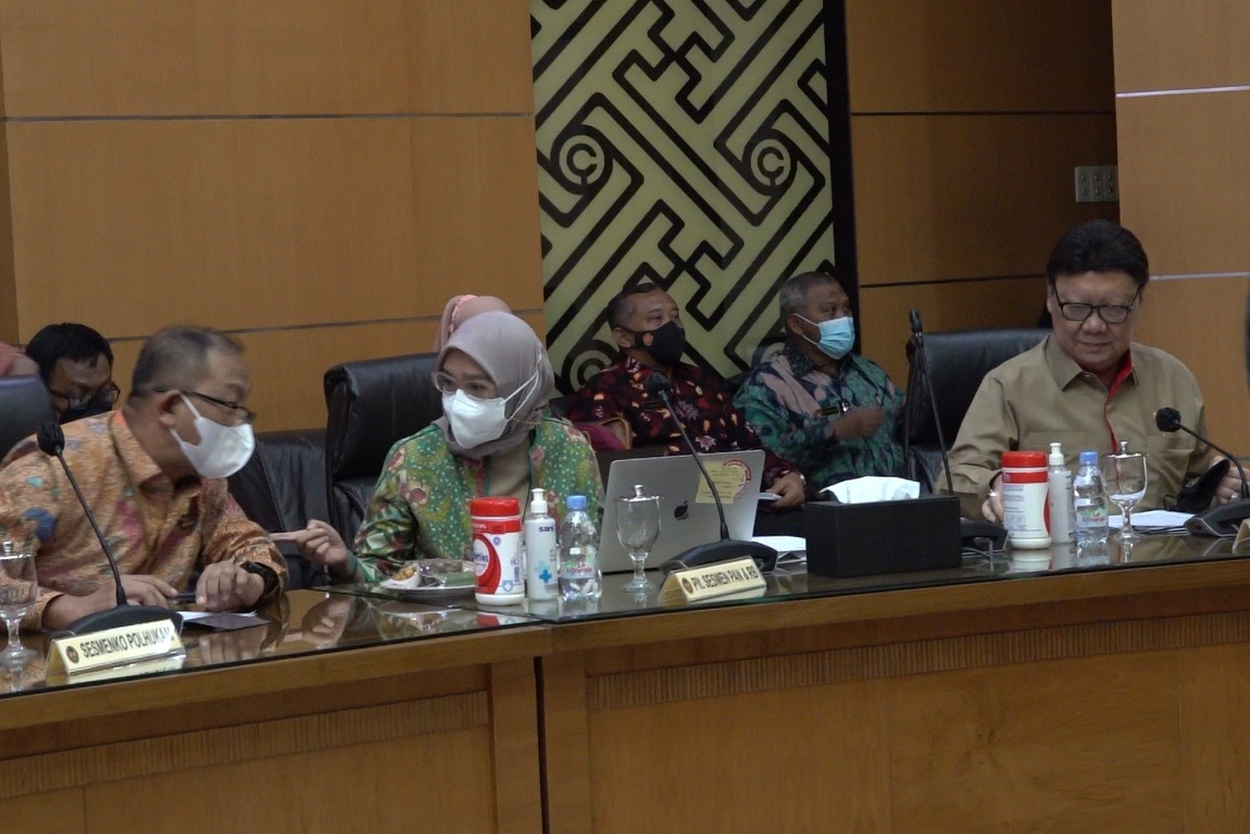 20211105 Rakortas Tingkat Menteri Terkait Revitaliasasi dan Validasi Dewan Ketahanan Nasional menjadi Dewan Keamanan Nasional 6