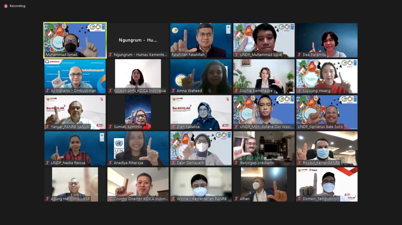 20211116 Upaya Kementerian PANRB UNDP dan KOICA Membumikan SP4N LAPOR 2