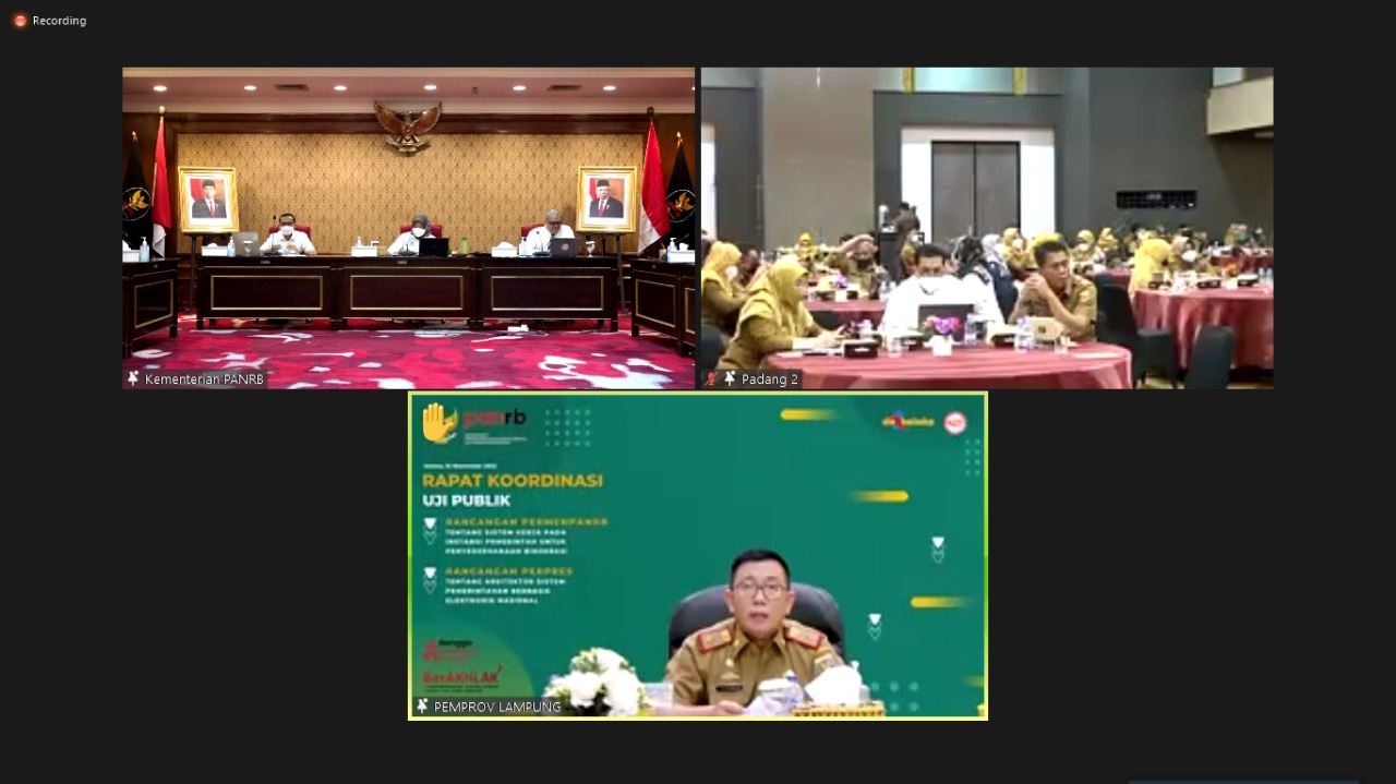 2021116 Rapat Koordinasi bidang Kelembagaan dan Tata Laksana 1