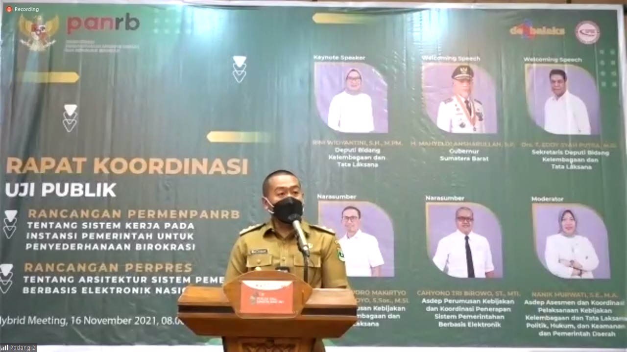 2021116 Rapat Koordinasi bidang Kelembagaan dan Tata Laksana 1