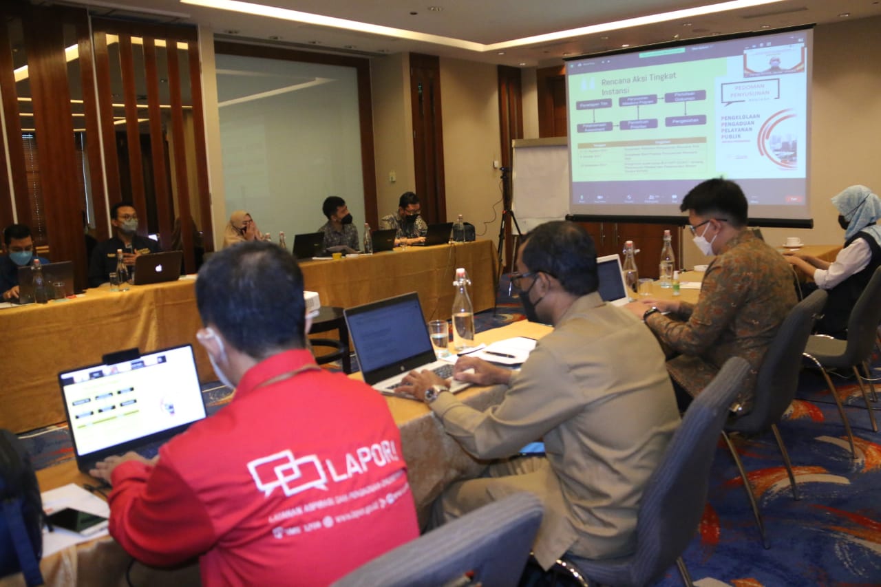 20220331 Monitoring dan Evaluasi SP4N LAPOR Kementerian dan Lembaga 1