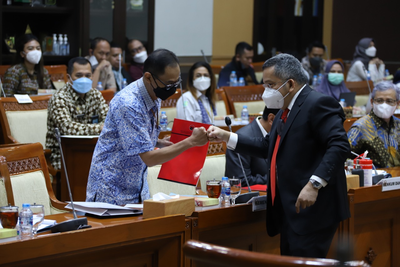 20220331 Rapat Kerja dengan Komisi IIII DPR RI 1